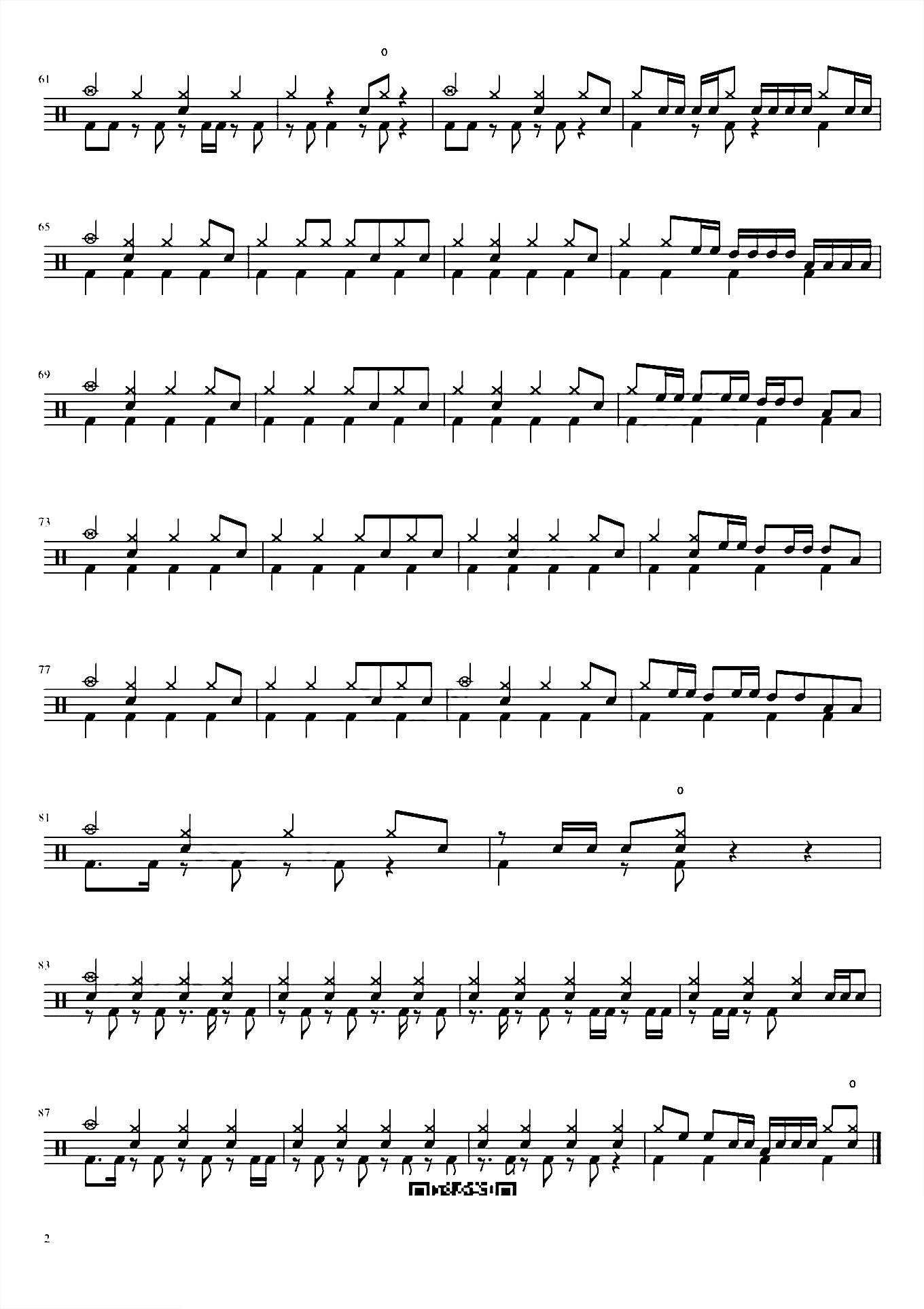 夢灯籠【你的名字】鼓谱