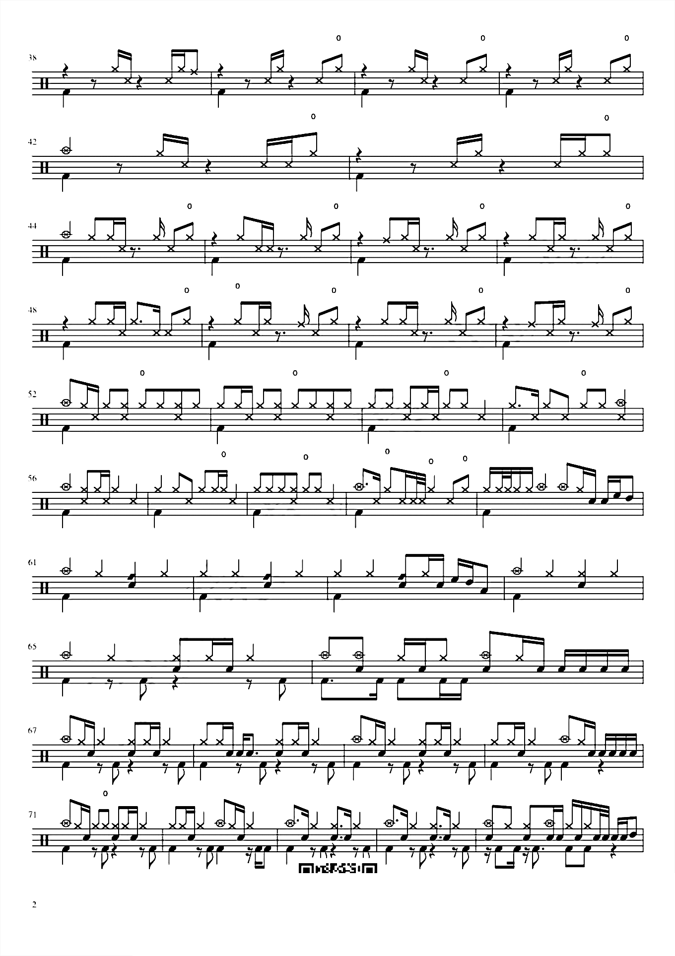 なんでもないや【你的名字】鼓谱