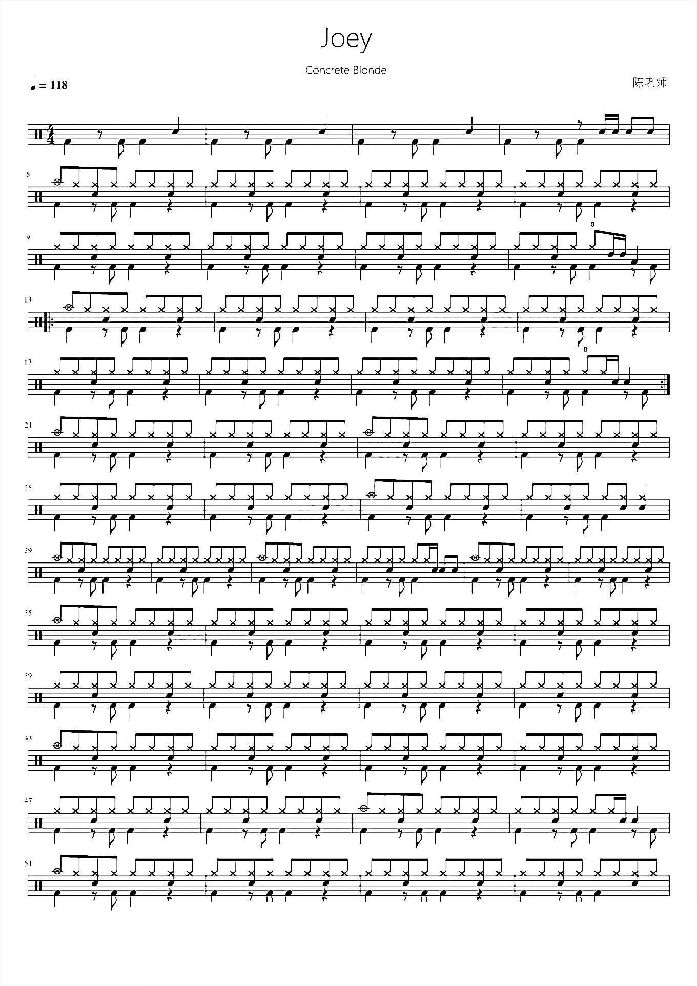 Joey【Concrete Blonde】