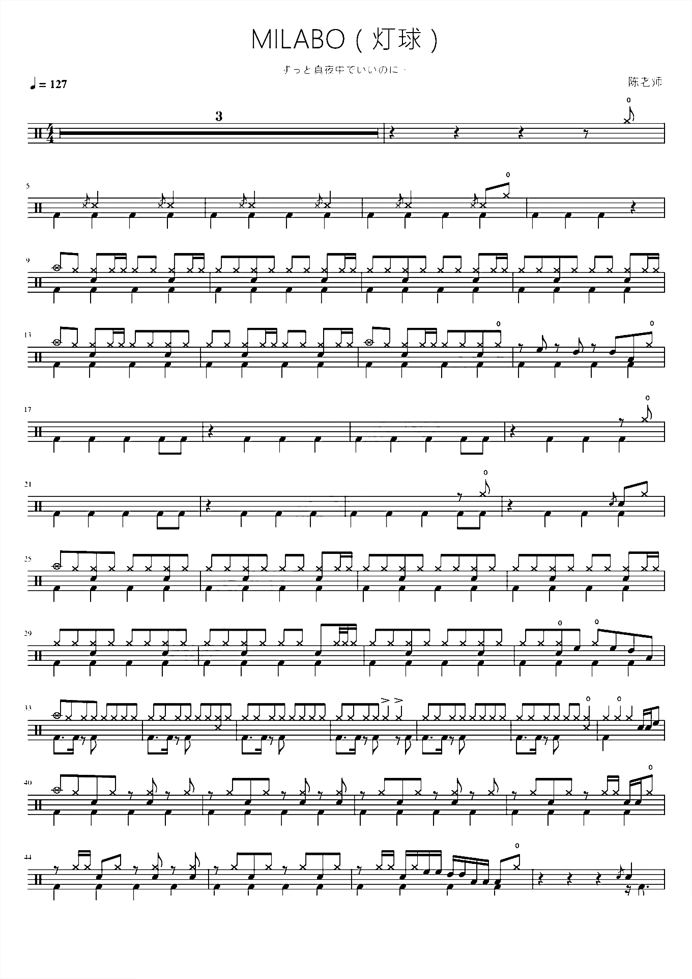 MILABO（灯球）【ずっと真夜中でいいのに。】