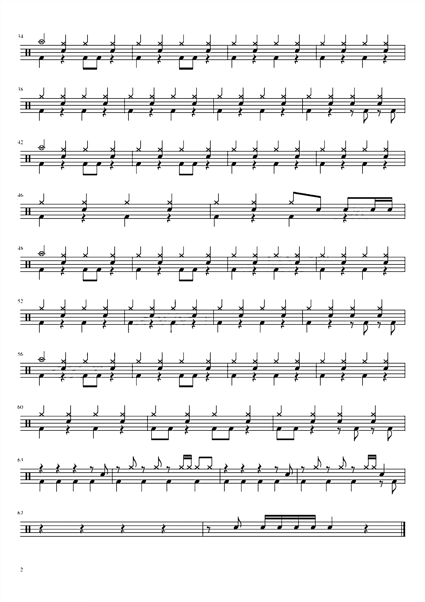 CHA-LA HEAD-CHA-LA 【龙珠Z】鼓谱