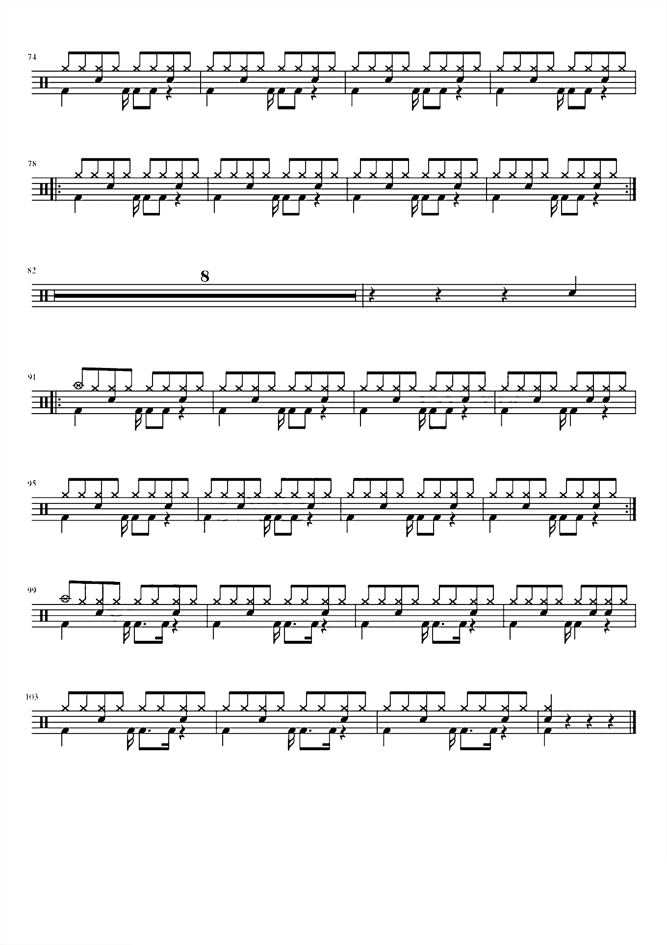 恋愛サーキュレーション（恋爱循环）鼓谱