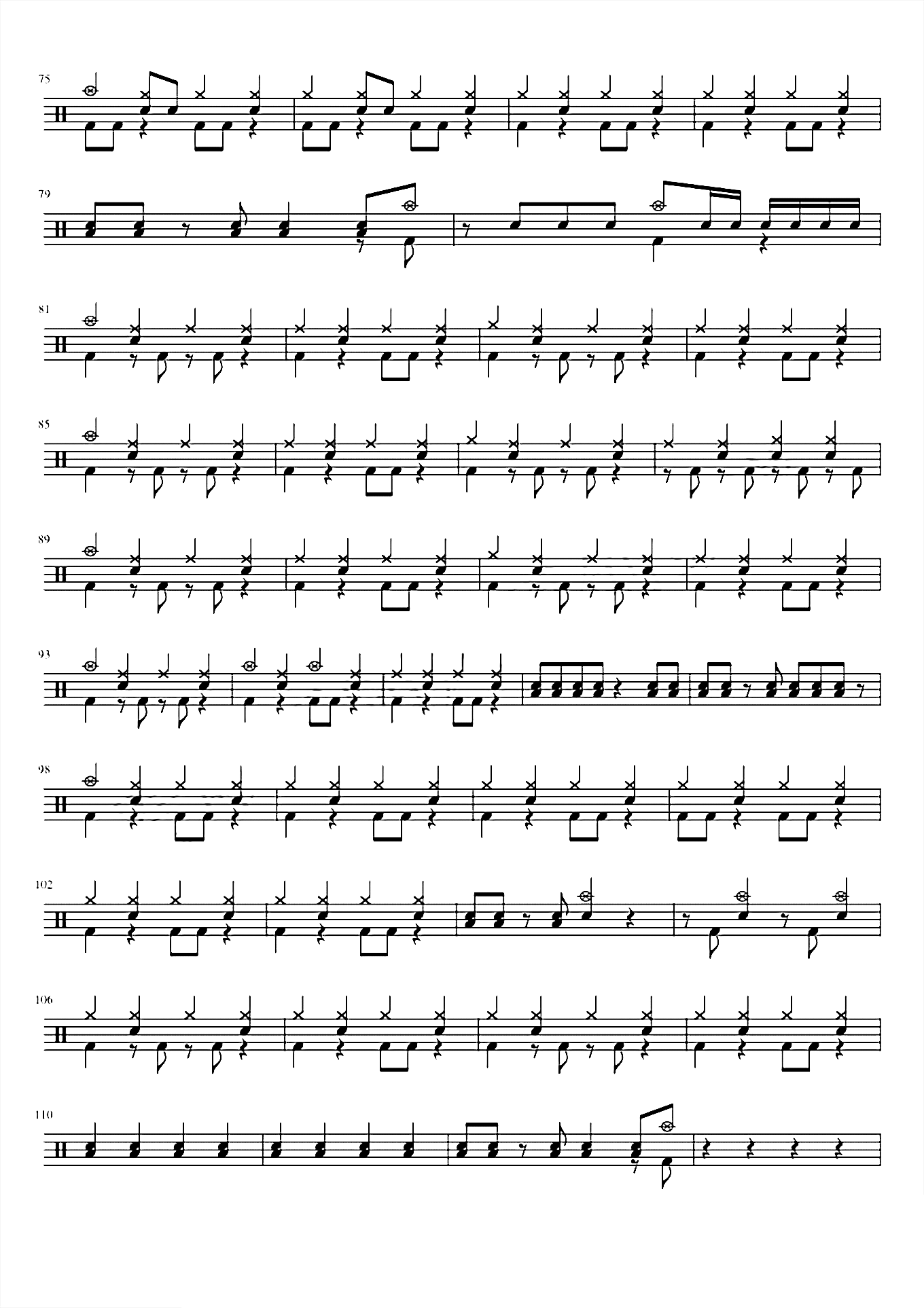 光るなら【四月是你的谎言】鼓谱