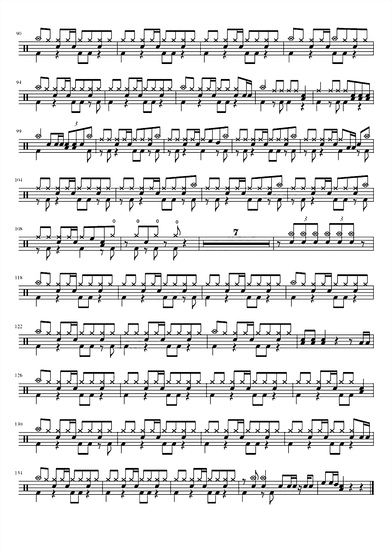 brave heart【数码宝贝进化曲】鼓谱_架子鼓谱 – 鼓谱之家